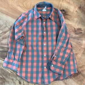 Crewcuts (Jcrew) Button up long sleeve boys shirt